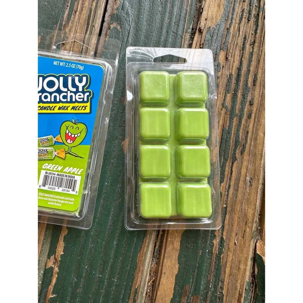 Jolly Rancher Green Apple Scented Wax Melts 2.5 oz Pack of 2 Hershey Licensed